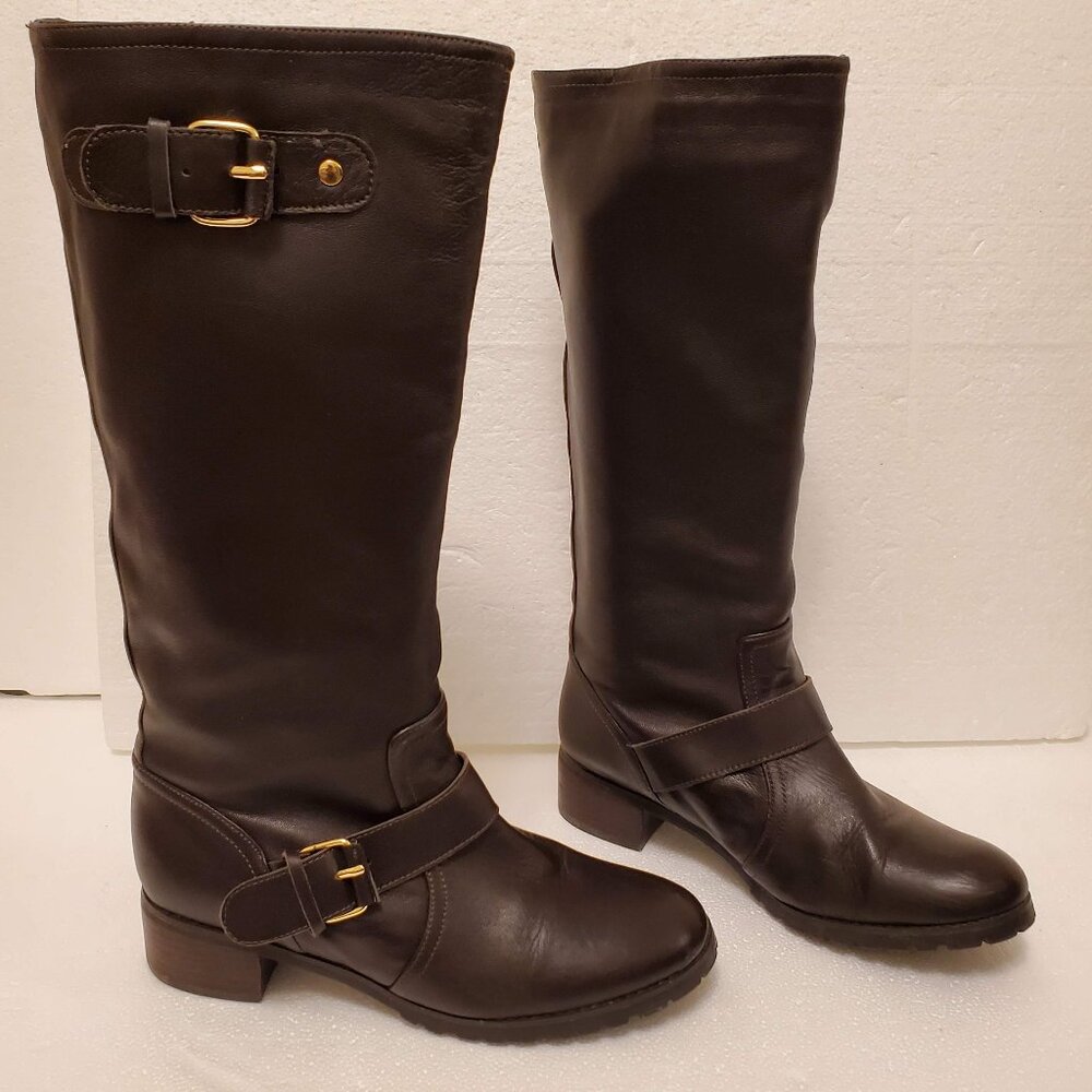 Colin Stuart Dark Brown Heeled Boots